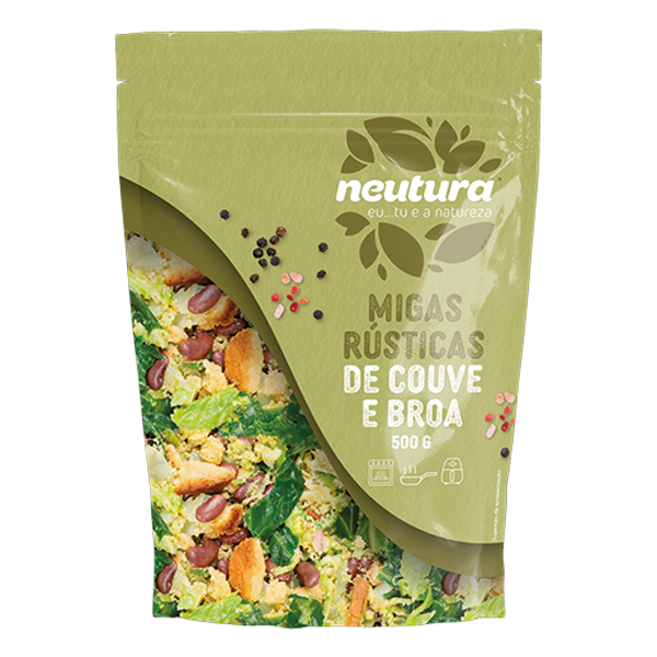 Migas rústicas de couve e broa